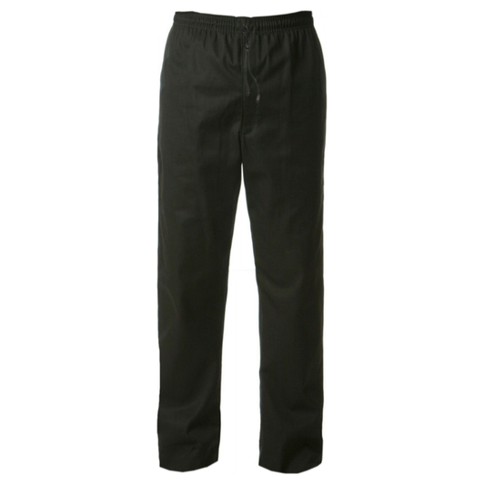 Pantalon de chef unisexe Orbit Fusion noir