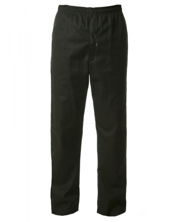 Pantalon de chef unisexe Orbit Fusion noir