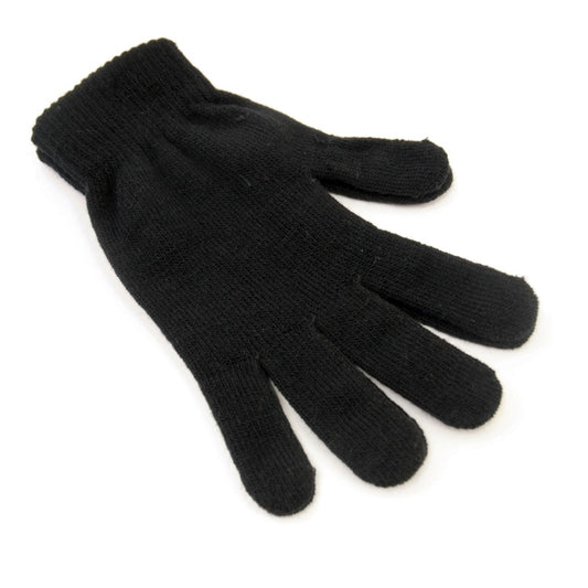 RJM Accessories Mens Thermal Black Magic Gloves