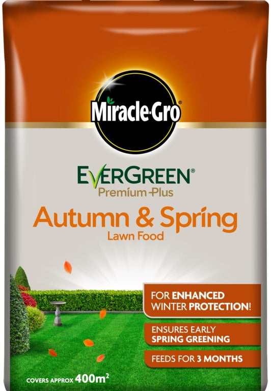 Miracle-Gro® Evergreen Premium Plus Autumn & Spring Lawn Food 400m2