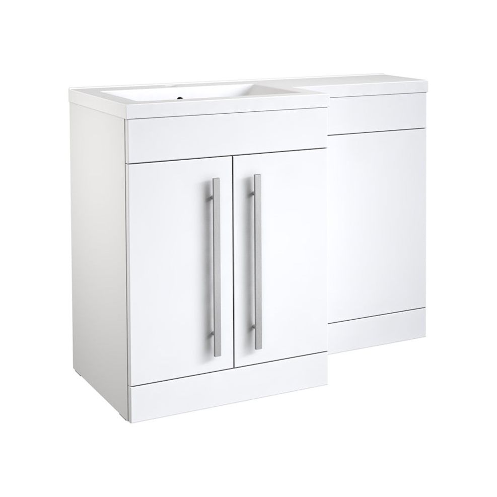 Kvit Matrix 2 Door Basin Unit