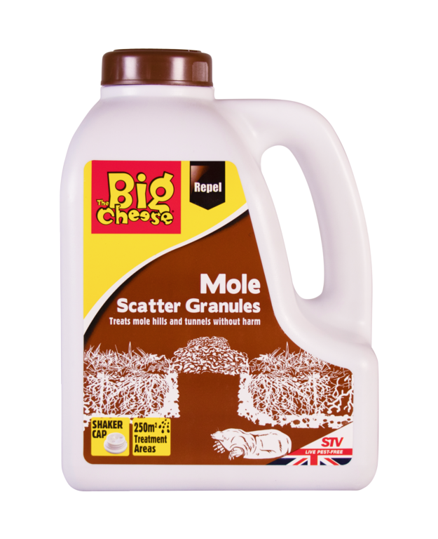 The Big Cheese Mole Repellent Scatter Granules