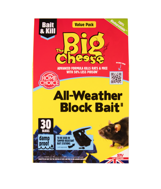 Cebo en bloque para todo clima The Big Cheese 30x10g