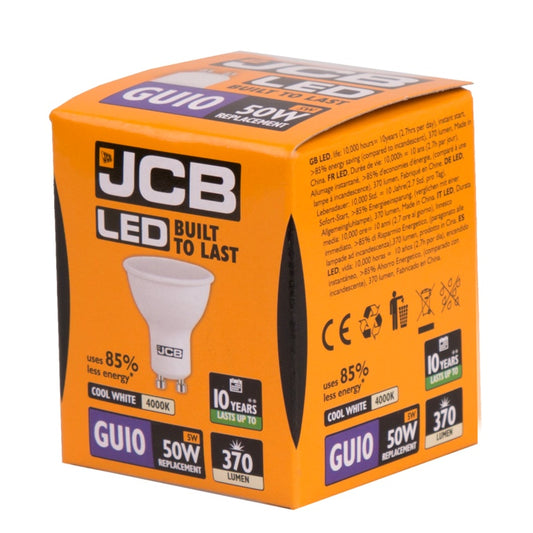 JCB LED GU10 5W GU10 Boxed