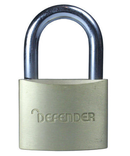 Defender Brass Padlock Branded