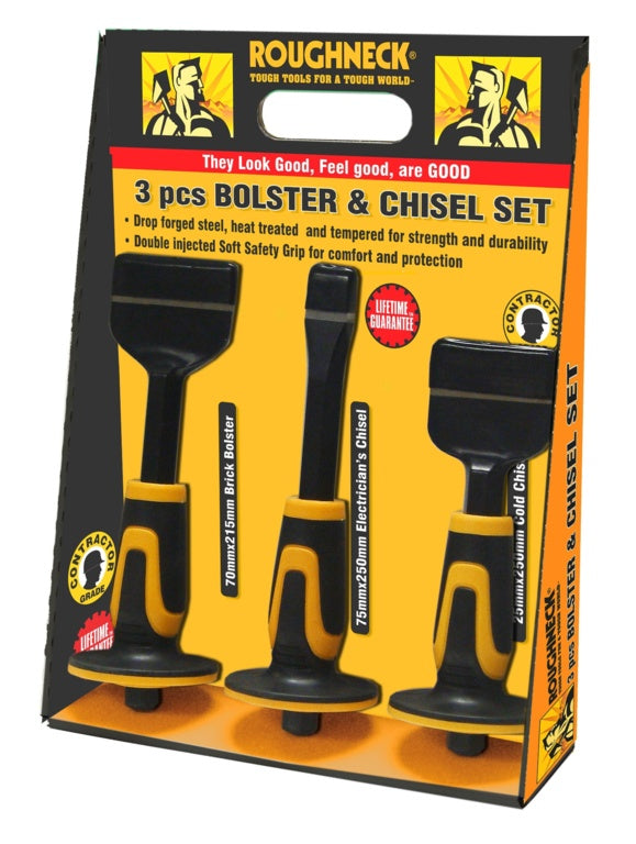 Roughneck Bolster & Chisel Set