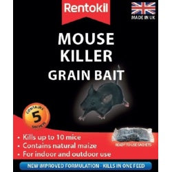 Rentokil Mouse Killer Grain Bait 5 Sachet