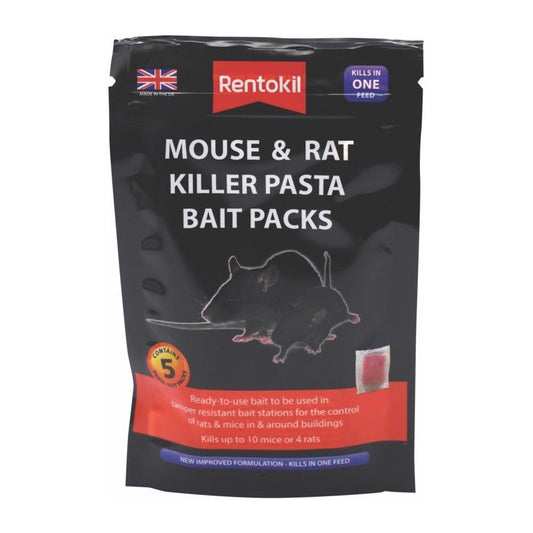 Rentokil Mouse & Rat Killer Pasta Bait 5 Sachet