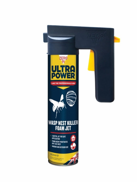 Zero In Wasp Nest Killer Foam Jet 600ML Trigger Aerosol