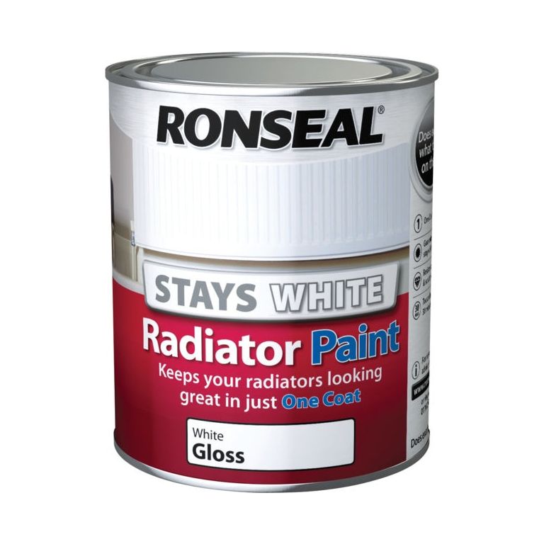 Pintura brillante para radiadores Ronseal One Coat