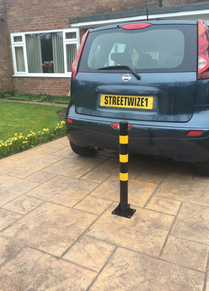 Streetwize Parking Post Round Tube