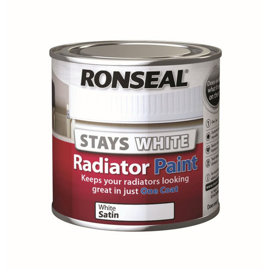 Pintura para radiadores Ronseal One Coat satinada