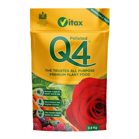 Vitax Q4 Pelleted Pouch 0.9kg