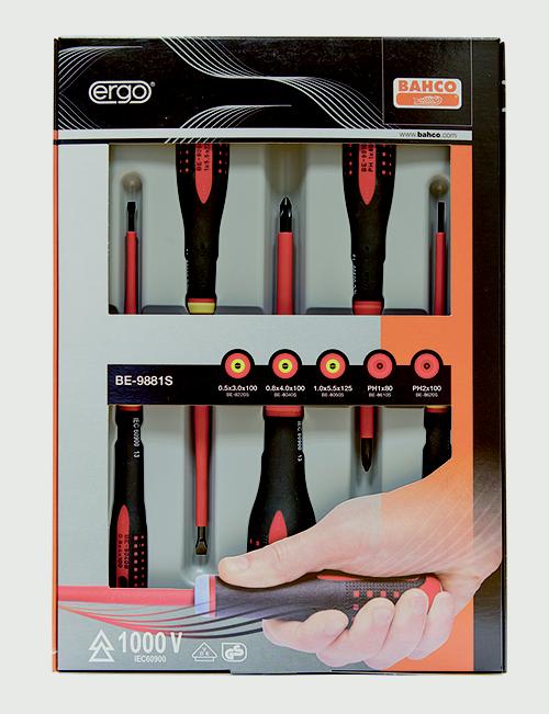 Bahco Ergo Insulated Screwdriver Set