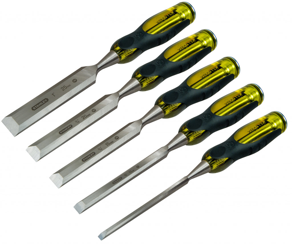 Stanley Chisel Set 5 Piece 6,12,18.25,32