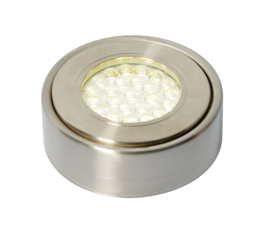 Culina Laghetto LED Luz de gabinete circular de voltaje de red 4000 K Blanco frío