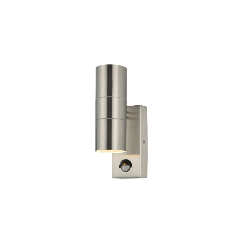 Zink Up Down Outdoor Wall Light With PIR