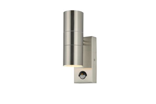 Zink Up Down Outdoor Wall Light With PIR