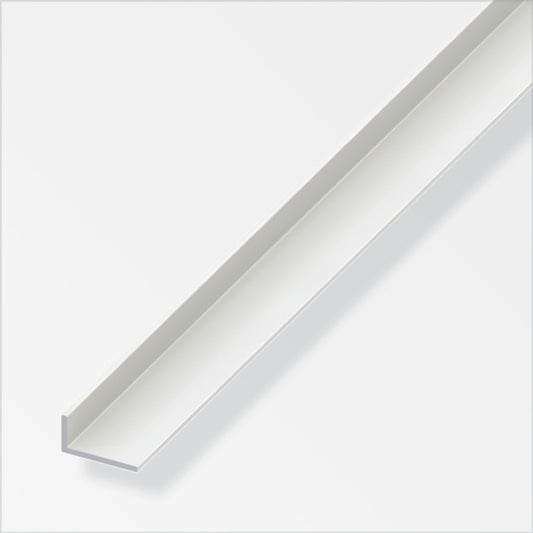 Alfer Angle Unequal-Sided White PVC