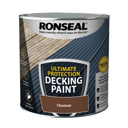Ronseal Ultimate Protection Decking Paint 2.5L Chestnut