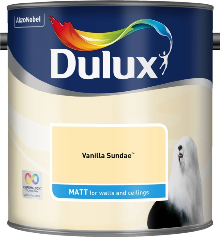 Helado de vainilla Dulux Matt 2,5 L