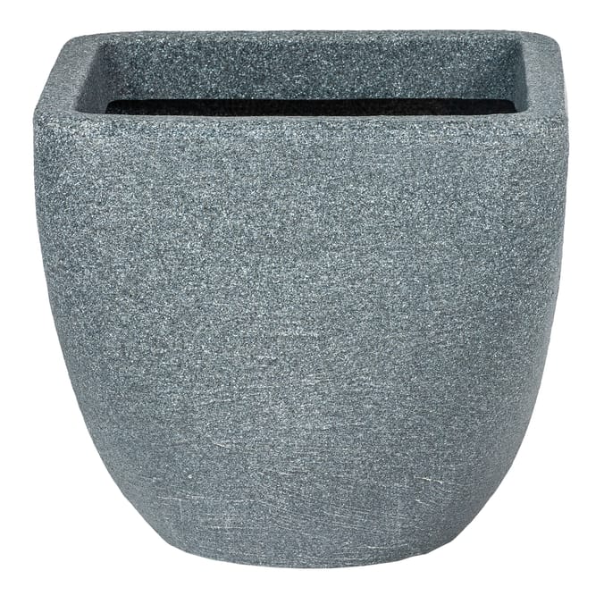 Sankey Square Top Round Base Planter Ash