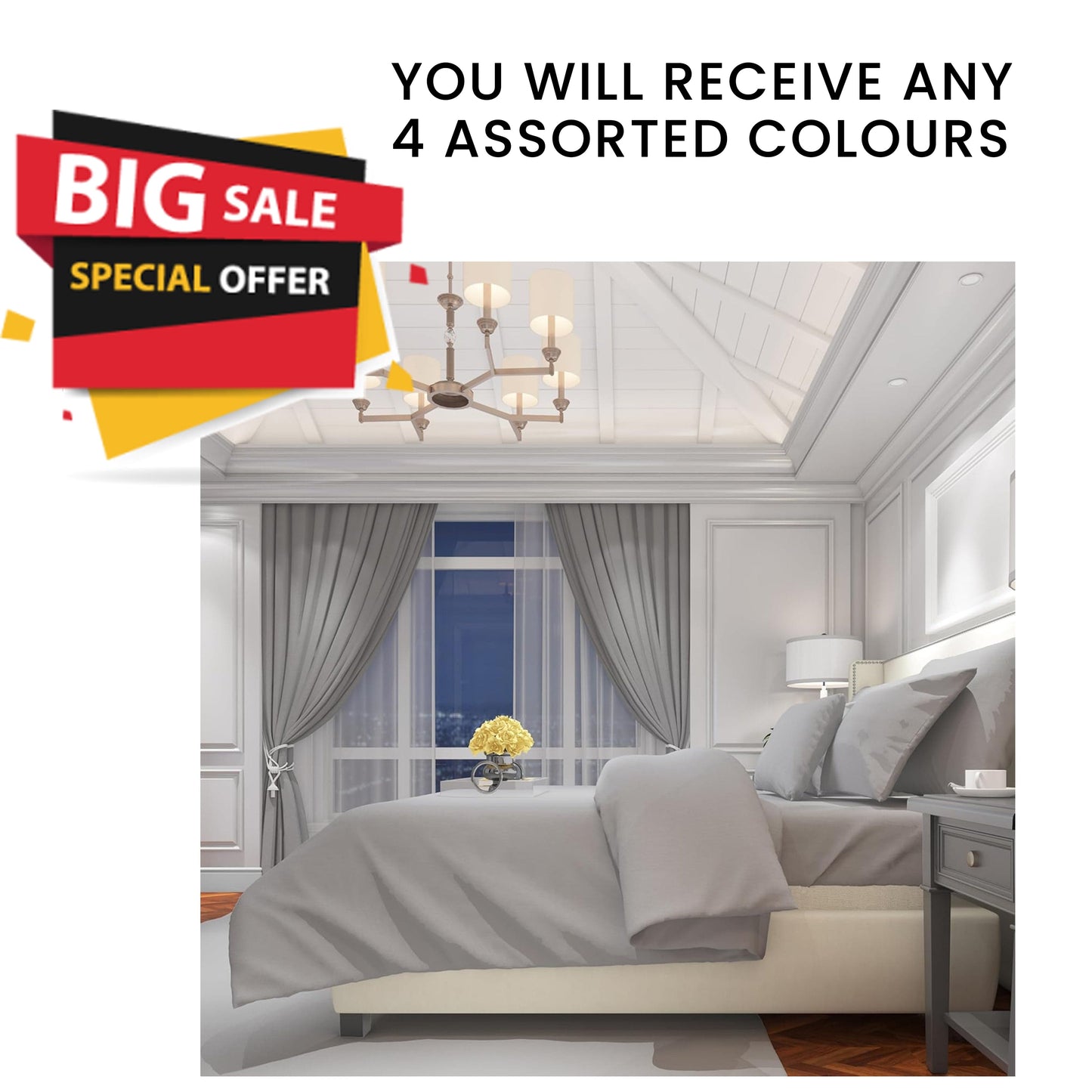 4 Pack Flannelette Fitted Sheets Super Soft Brushed Cotton Bed Sheet Thermal Warm Cosy Extra Deep Luxury Bedding Assorted Colours by OLIVIA ROCCO