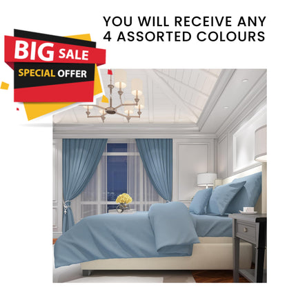 4 Pack Flannelette Fitted Sheets Super Soft Brushed Cotton Bed Sheet Thermal Warm Cosy Extra Deep Luxury Bedding Assorted Colours by OLIVIA ROCCO