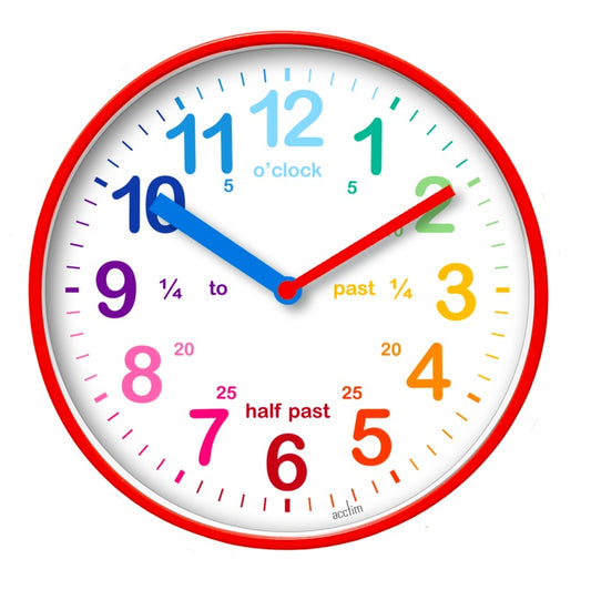 Acctim Wickford Kids Time Teach Clock 20cm