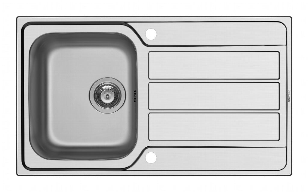 Fregadero empotrado de un seno de acero inoxidable Pyramis Athena