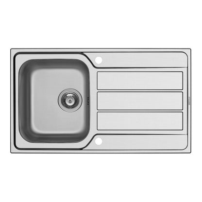 Fregadero empotrado de un seno de acero inoxidable Pyramis Athena