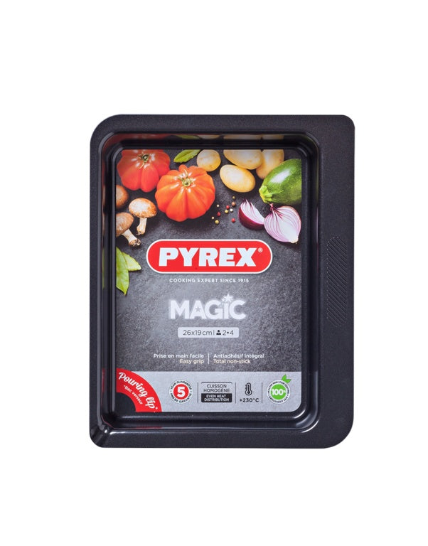 Asador rectangular Pyrex Magic