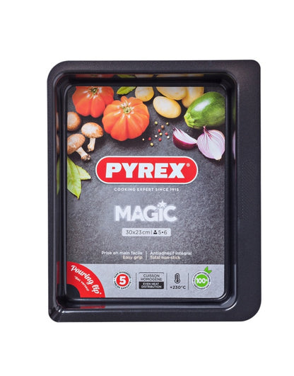 Asador rectangular Pyrex Magic