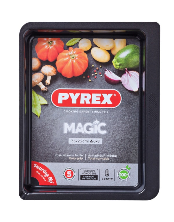 Asador rectangular Pyrex Magic