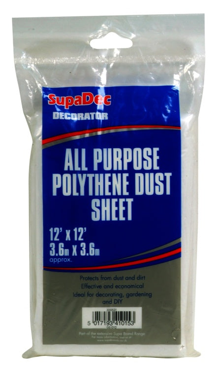 SupaDec All Purpose Polythene Dust Sheets