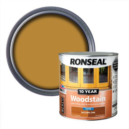 Ronseal 10 Year Woodstain Satin 2.5L