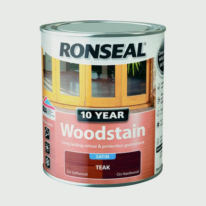 Ronseal 10 Year Woodstain Satin 750ml