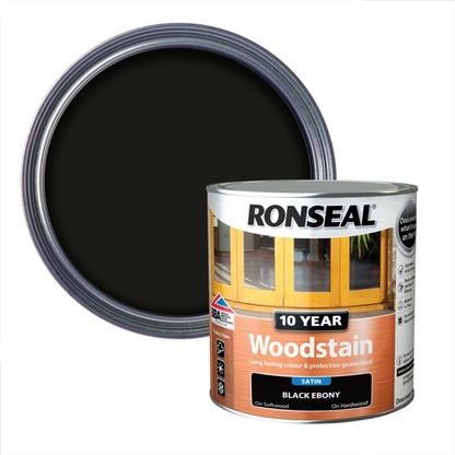 Ronseal 10 Year Woodstain Satin 750ml