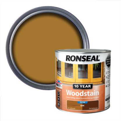 Ronseal 10 Year Woodstain Satin 2.5L