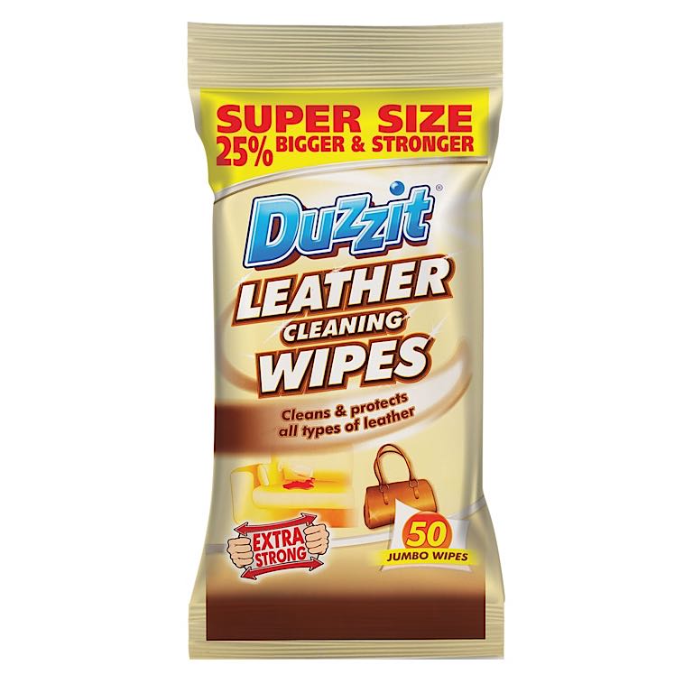 Duzzit Leather Cleaning Wipes 50 Pack