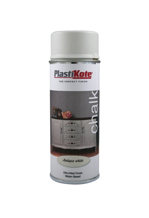 Pintura en aerosol PlastiKote Chalk 400ml Blanco antiguo