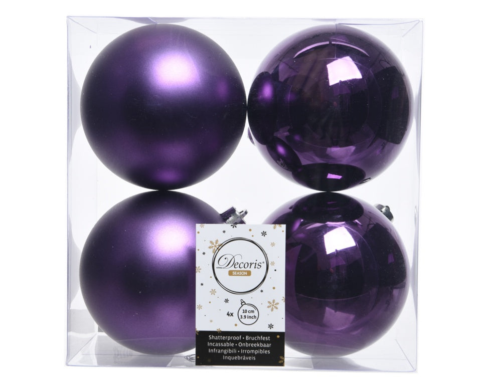 Kaemingk Shatterproof Plain Baubles