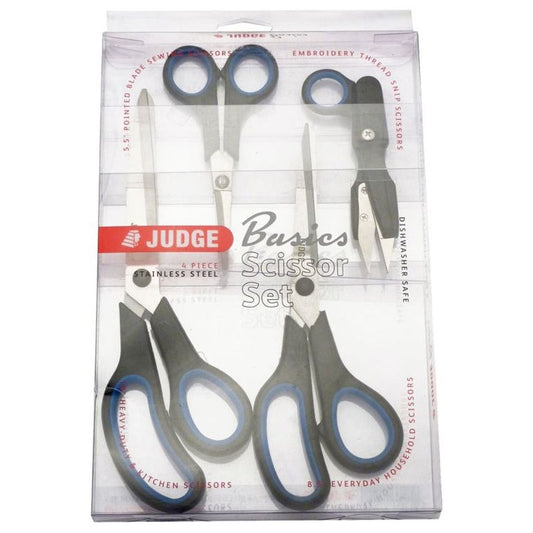 Judge Essentials Scissors Set 4