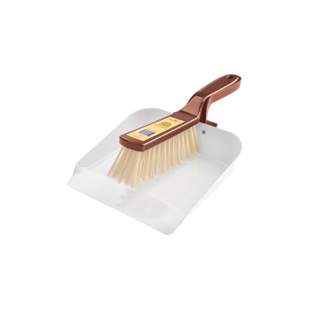 Groundsman Metal Dustpan And Brush Set