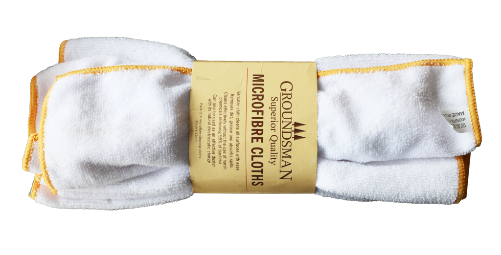 Groundsman Microfibre Cleaning Cloth 35 x 35cm Pack 4