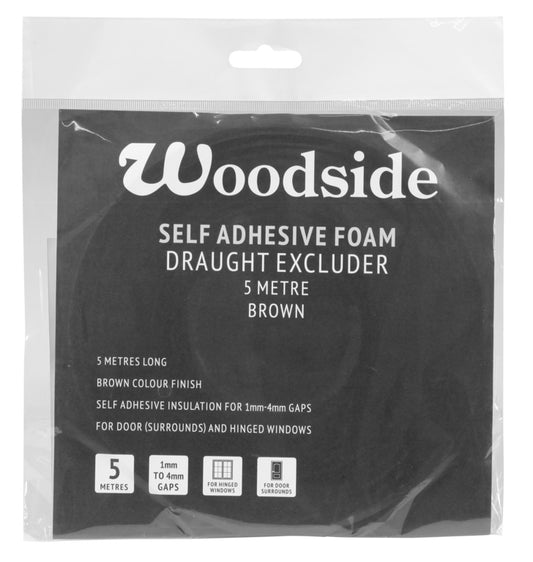 Woodside Self Adhesive Foam Draught Excluder