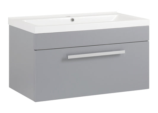 SP Avalon Grey Wall Hung Drawer Basin Unit