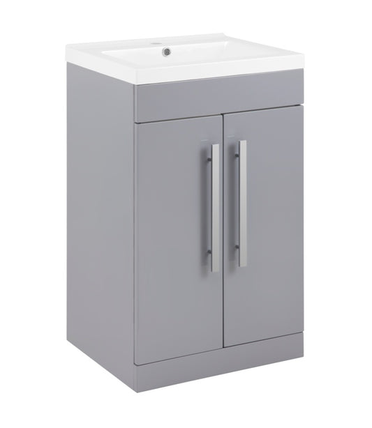 Mueble de lavabo SP Avalon 2 puertas gris