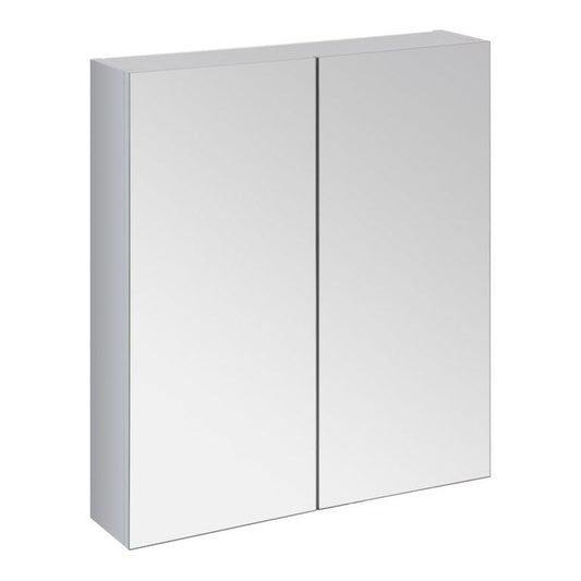 SP Avalon Wall Hung 2 Door Grey Mirror Cabinet