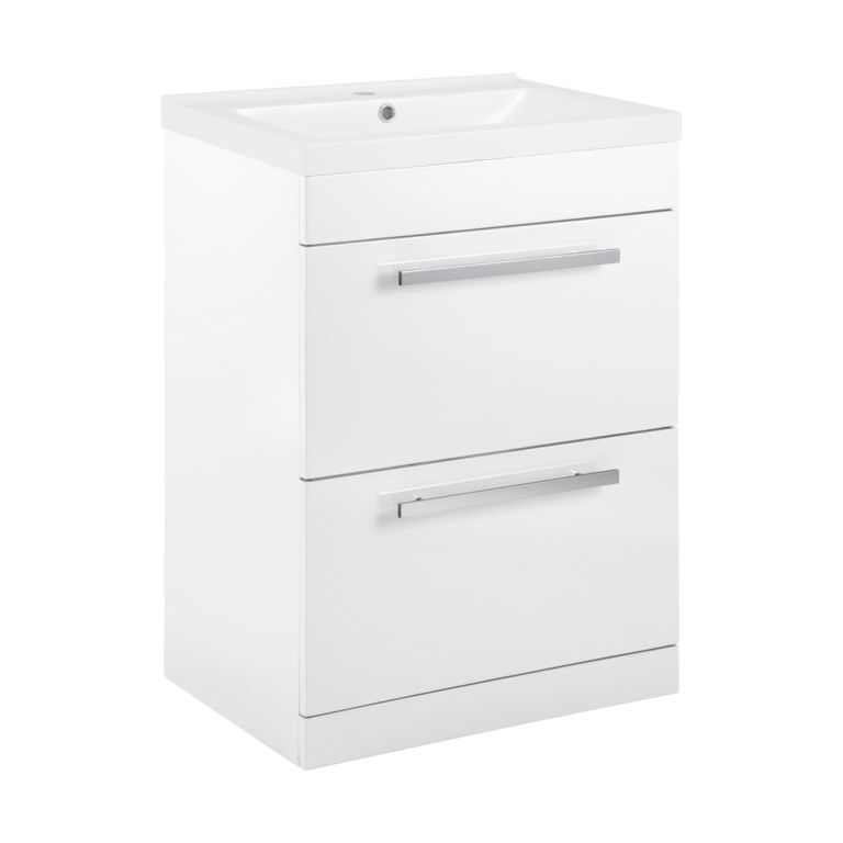 SP Avalon 2  Drawer Gloss White Basin Unit